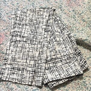 Black and White Patterned Pants